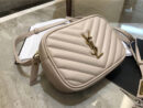 534817 YSL女包 LOU系列 绗缝真皮 圣罗兰流苏腰包 米白