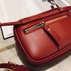 534817 YSL女包 LOU系列 绗缝真皮 圣罗兰流苏腰包 红色