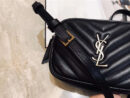 534817 YSL女包 LOU系列 绗缝真皮 圣罗兰流苏腰包 黑色