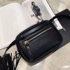 534817 YSL女包 LOU系列 绗缝真皮 圣罗兰流苏腰包 黑色