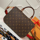 M44548 LV VAUGIRARD 手袋 Monogram 帆布女包 LV手提单肩包 红色