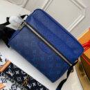 M30242 LV OUTDOOR 邮差包 Monogram 帆布单肩斜跨男包 LV邮差包 蓝色