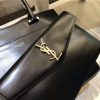 557653 YSL女包 UPTOWN 中号 镜面皮 YSL手提袋手拿包 黑色