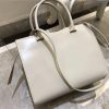 557653 YSL女包 UPTOWN 中号 镜面皮 YSL手提袋手拿包 白色