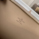 M67691 LV Toilet Pouch XL 盥洗袋 超大Monogram花朵图案 LV手包 卡其色