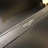 532750 YSL女袋 CASSANDRA 中号 字母标志 拉头光面 圣罗兰信封皮包 黑色