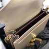 532750 YSL女袋 CASSANDRA 中号 字母标志 拉头光面 圣罗兰信封皮包 白色