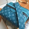 M30241 LV OUTDOOR 邮差包 Monogram 帆布单肩斜跨男包 LV邮差包 绿色