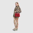 569712 LYQ0X 6438 Gucci Zumi系列蛇皮小号手提包 Gucci女包 红色