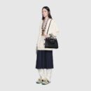 569712 1B90X 1000 Gucci Zumi系列小号手提包 Gucci女包 黑色