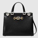 564714 1B90X 1000 Gucci Zumi系列中号手提包 Gucci女包 黑色