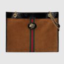 537219 0X7BX 2876 Gucci Rajah系列大号购物袋 Gucci托特包 棕色