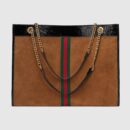 537219 0X7BX 2876 Gucci Rajah系列大号购物袋 Gucci托特包 棕色