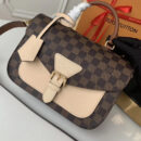 N40148 LV CROSSBODY 手袋 Damier Ebene 涂层帆布女包 LV女包 奶白色