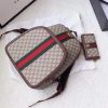 547967 Gucci男士背包 Ophidia系列 GG高级人造帆布 古驰双肩背包 乌木色
