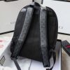 547967 Gucci男士背包 Ophidia系列 GG高级人造帆布 古驰双肩背包 黑灰色
