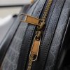 547967 Gucci男士背包 Ophidia系列 GG高级人造帆布 古驰双肩背包 黑灰色