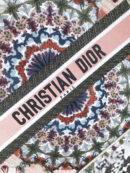M1286ZRIO Dior Book Tote系列刺绣帆布手提包 点缀彩色图案刺绣