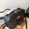 M43555 LV Saintonge 手袋 Monogram帆布老花女包 LV相机包 黑色