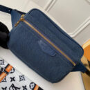 M44741 LV OUTDOOR 腰包 Monogram 图案牛仔布 LV腰包 海军蓝