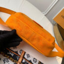 M44623 LV OUTDOOR 腰包 Monogram 图案牛仔布 LV腰包 赭石色