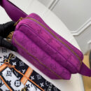 M44624 LV OUTDOOR 腰包 Monogram 图案牛仔布 LV腰包 紫色