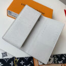 M67822 LV BRAZZA 钱夹 Monogram White 帆布钱包 LV西装夹 白色