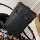M67871 LV TRUNK VERTICAL 链条包 Epi牛皮 S形锁扣包 黑色