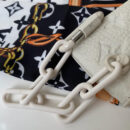 M67451 LV钥匙包 Taurillon Monogram小公牛皮零钱包 粉白色
