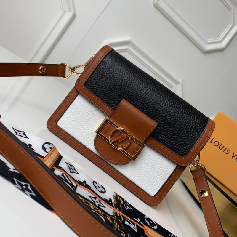 M55073 LV MINI DAUPHINE 手袋 Taurillon 牛皮单肩斜挎包