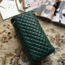 572298 Gucci绗缝皮革腰包 互扣式马衔扣 Gucci圆筒包 墨绿色