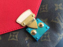 M41201 LV PallasChain手袋 Monogram帆布女包 LV链条包 红色