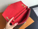 M41201 LV PallasChain手袋 Monogram帆布女包 LV链条包 红色