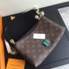 M41223 LV PallasChain手袋 Monogram帆布女包 LV链条包 黑色