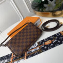 N41206 LV配饰包 Damier Ebene 帆布咖啡格女包 LV晚宴包