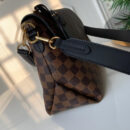 N40177 LV BEAUBOURG 手袋 Damier Ebene 帆布咖啡格女包 黑色