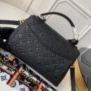 M53941 LV Georges BB手袋 Monogram Empreinte皮革压花女包 黑色