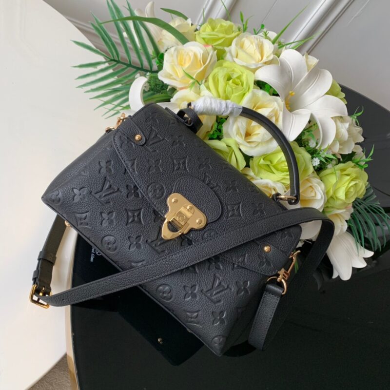 M53941 LV Georges BB手袋 Monogram Empreinte皮革压花女包 黑色 - Image 9