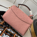 M53942 LV Georges BB手袋 Monogram Empreinte皮革压花女包 粉色
