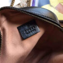 550154 Gucci手袋 GG Marmont 斜纹绗缝皮革 圆形 Gucci迷你肩背包 米配黑