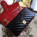 443497 Gucci手袋 GG Marmont 斜纹绗缝皮革 小号 Gucci肩背包 黑色