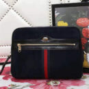 517080 Gucci Ophidia系列 经典款 麂皮 小号肩背包 黑色