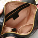 517080 Gucci Ophidia系列 经典款 麂皮 小号肩背包 黑色