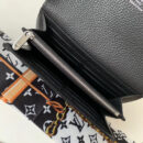 M60143 LV Iris 钱夹 小牛皮打孔通花Monogram图案钱夹 黑色