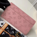 M60145 LV Iris 钱夹 小牛皮打孔通花Monogram图案钱夹 粉色