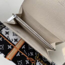 M60177 LV Iris 钱夹 小牛皮打孔通花Monogram图案钱夹 象牙白