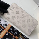 M61869 LV Zippy 拉链钱夹 Monogram镂孔花纹钱包 象牙白
