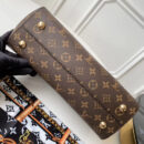 M44669 LV CLUNY 中号手袋 Monogram 帆布包身编织手柄女包