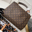 M44669 LV CLUNY 中号手袋 Monogram 帆布包身编织手柄女包