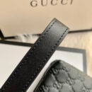 473881 GUCCI Gucci Signature 柔软质地 男包 手拿腕包 黑色